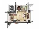 Apartament cu 1 camera confort sporit, 42mp, etaj intermediar, superfinisat, mobilat si utilat, cu garaj sub bloc